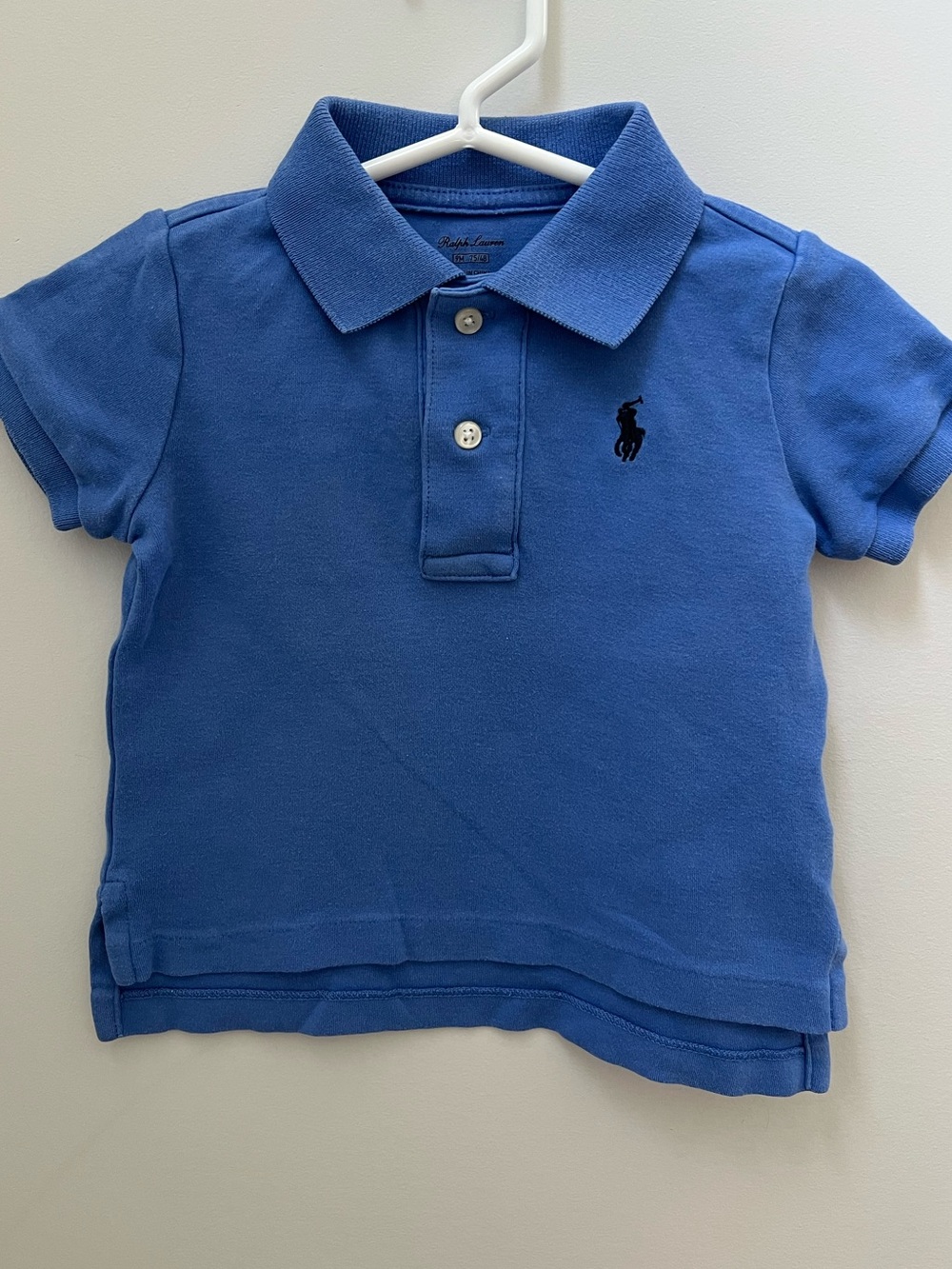 Polo by Ralph Lauren Royal Blue Super Soft Short-Sleeve Polo with Navy Pony